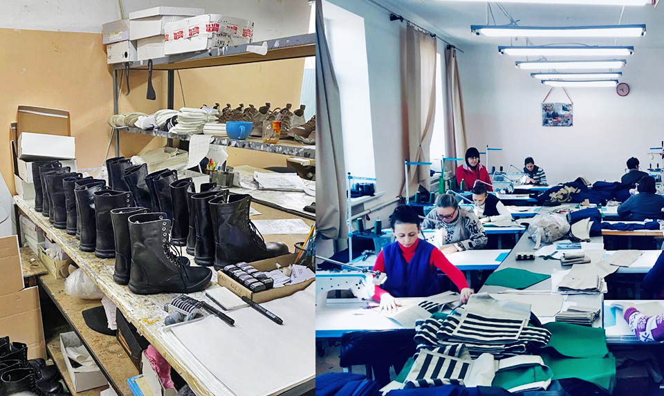 Ukrainian garment workers